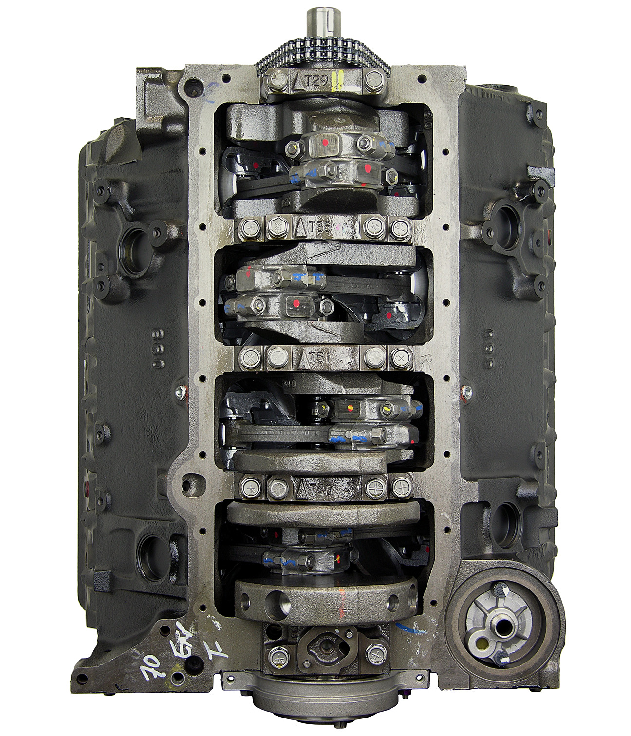 Chevy 350  5.7L V8 4 Bolt Main Remanufactured Engine - 1987-1995